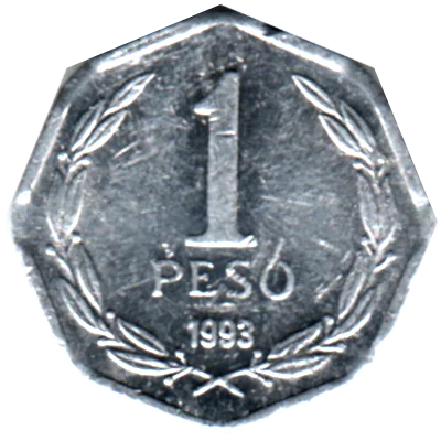 1 Peso, 1993 Reverse