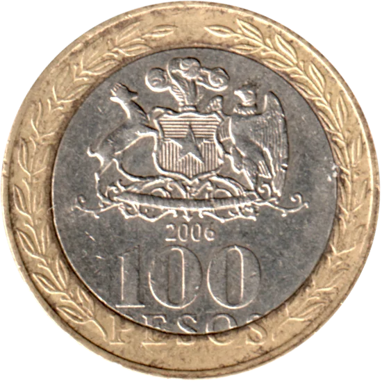 100 Pesos, 2006 Reverse