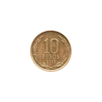 Preview 10 Pesos, 2012 reverse