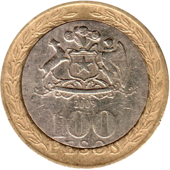 100 Pesos, 2009 Reverse