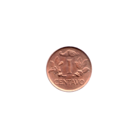 Preview 1 centavo, 1967 reverse