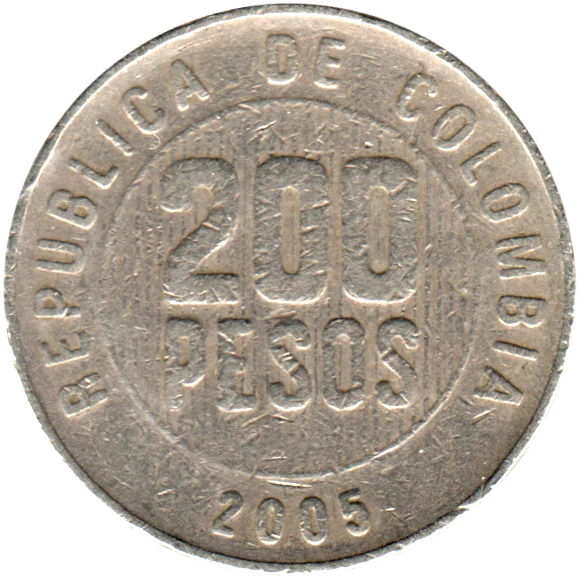 200 Pesos, 2005 Reverse