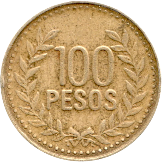 100 Pesos, 2009 Reverse