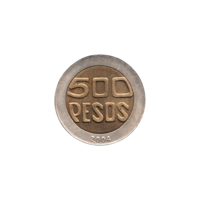 Preview 500 Pesos, 2004 reverse