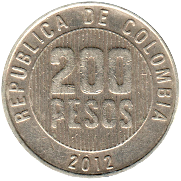 200 Pesos, 2012 Reverse
