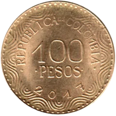 Preview 100 Pesos, 2017 reverse