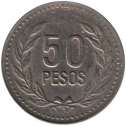 Preview 50 Pesos, 2005 reverse