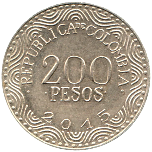 200 Pesos, 2015 Reverse