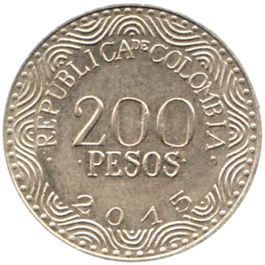 Preview 200 Pesos, 2015 reverse