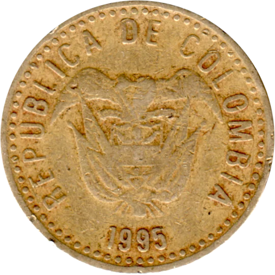 100 Pesos, 1995 Obverse