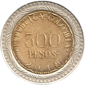 Preview 500 Pesos, 2018 reverse
