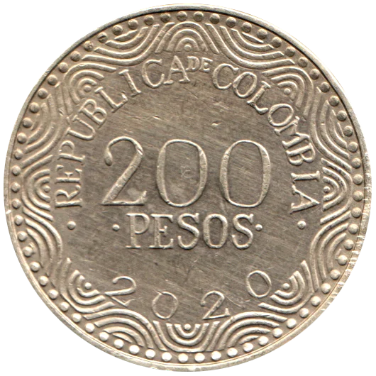 200 Pesos, 2020 Reverse