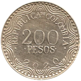 Preview 200 Pesos, 2020 reverse