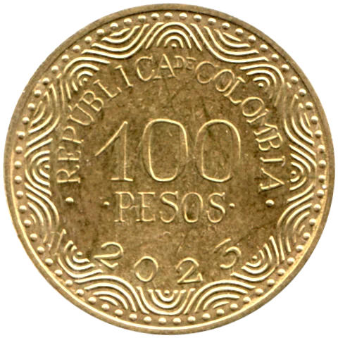 100 Pesos, 2023 Reverse