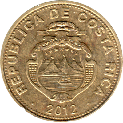 50 Colones, 2012 Obverse