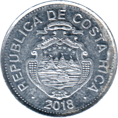 10 Colones, 2018 Obverse