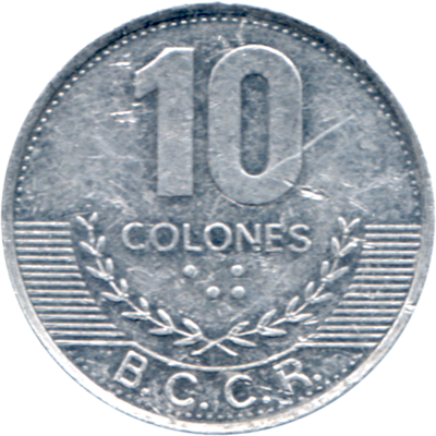 10 Colones, 2018 Reverse