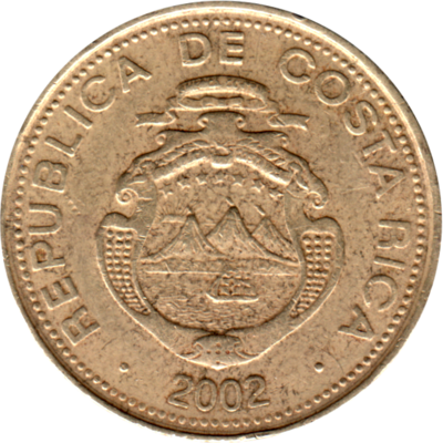 50 Colones, 2002 Obverse