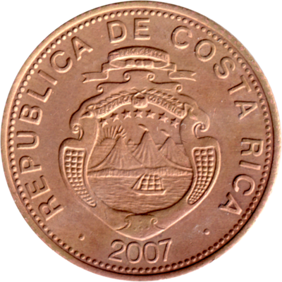 100 Colones, 2007 Obverse