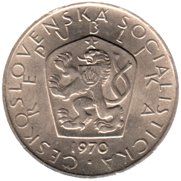 5 Korun, 1970 Obverse