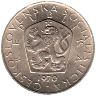 Preview 5 Korun, 1970 obverse