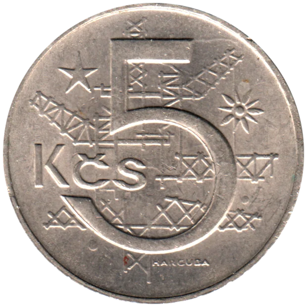 5 Korun, 1978 Reverse