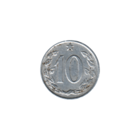 Preview 10 haléřů, 1966 reverse