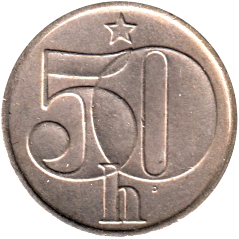 50 haléřů, 1982 Reverse