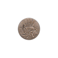 Preview 20 haléřů, 1937 reverse