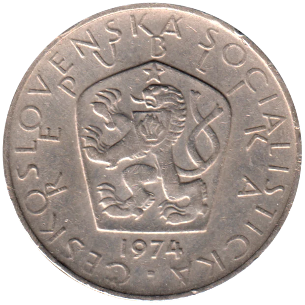 5 Korun, 1974 Obverse