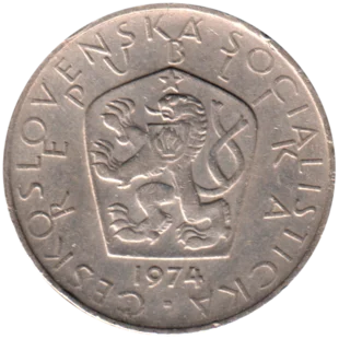 Preview 5 Korun, 1974 obverse