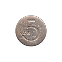 Preview 5 Korun, 1974 reverse