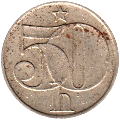 50 haléřů, 1983 Reverse