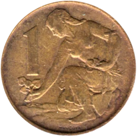 Preview 1 Koruna, 1986 reverse