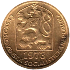 Preview 20 haléřů, 1973 obverse