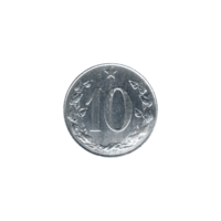 Preview 10 haléřů, 1956 reverse
