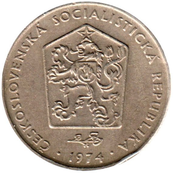 2 Korun, 1974 Obverse