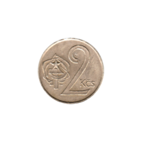 Preview 2 Korun, 1974 reverse