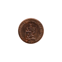 Preview 50 haléřů, 1971 obverse