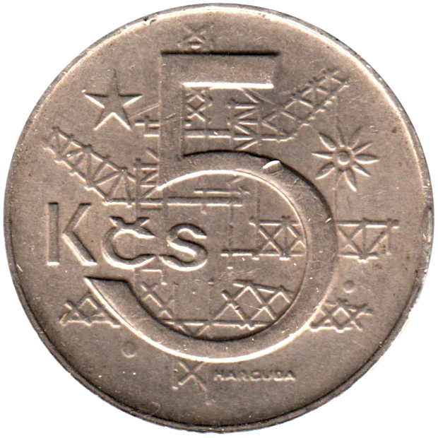 5 Korun, 1979 Reverse