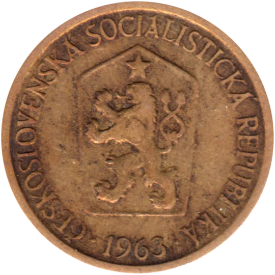 1 Koruna, 1963 Obverse