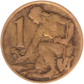 Preview 1 Koruna, 1963 reverse