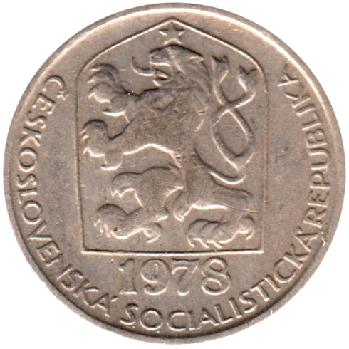 50 haléřů, 1978 Obverse