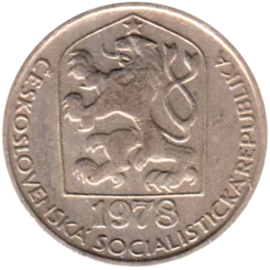 Preview 50 haléřů, 1978 obverse