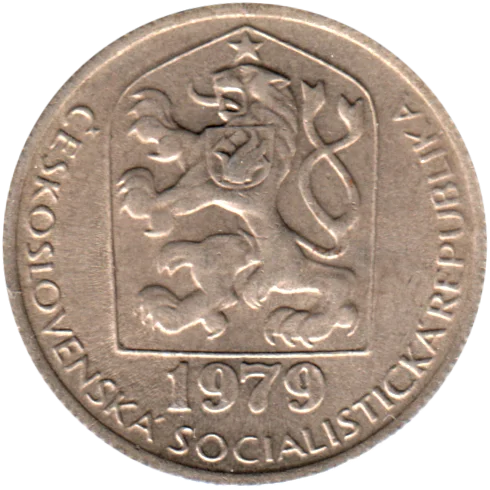 50 haléřů, 1979 Obverse