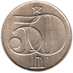 Preview 50 haléřů, 1979 reverse