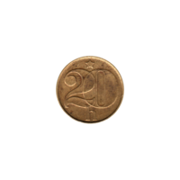 Preview 20 haléřů, 1986 reverse