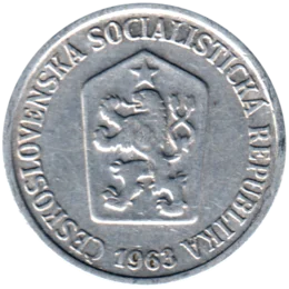 Preview 10 haléřů, 1963 obverse