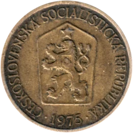 Preview 1 Koruna, 1975 obverse