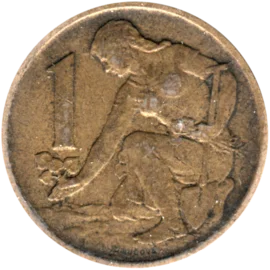 Preview 1 Koruna, 1975 reverse